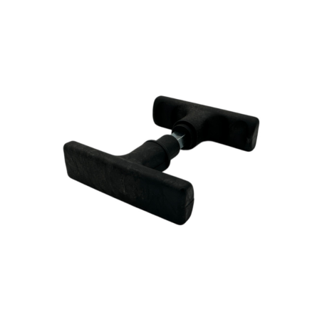 Poignée noire 47 mm pour porte de garage Doitrand