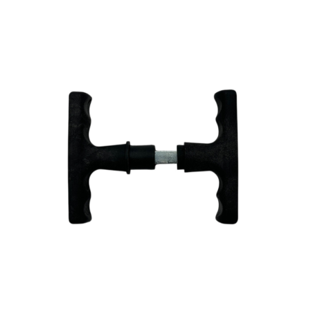 Poignée noire 47 mm pour porte de garage Doitrand