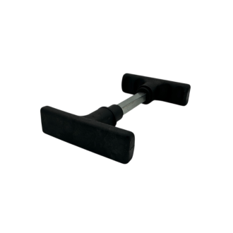 Poignée noire 85 mm pour porte de garage Doitrand