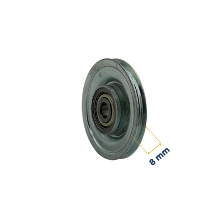 Côte poulie de câble pour porte sectionnelle La Toulousaine