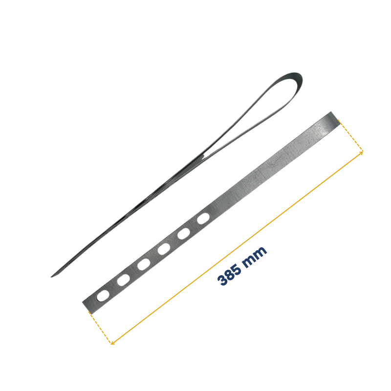 feuillard 6 trous porte de garage basculante