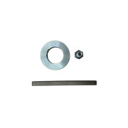 Adaptateur Hexagonale Crawford pour un arbre 25.4 mm de porte de garage.