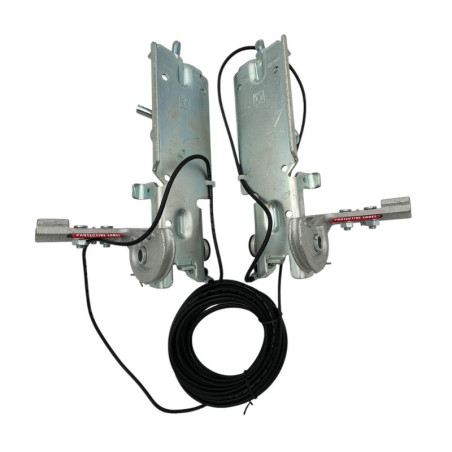 Parachutes de câbles SBB bleu avec contacts électrique pour porte de garage Novoferm NL1241245.