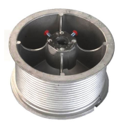 Tambours aluminium pour arbre 31.75mm de porte de garage