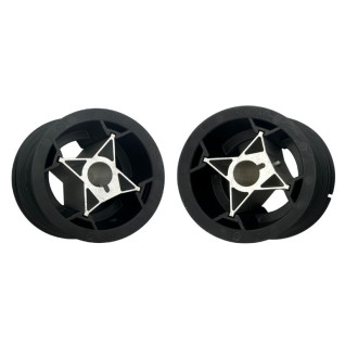 Paire de tambours d'arbre pour porte de garage sectionnelle industrielle Crawford.