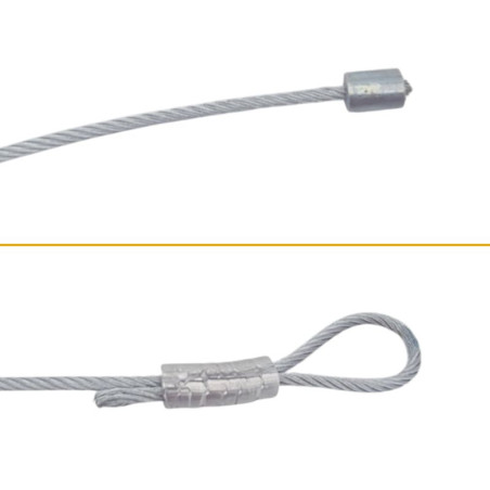 Câble de levage 3 mm pour porte de garage Secura et Smart Normstahl