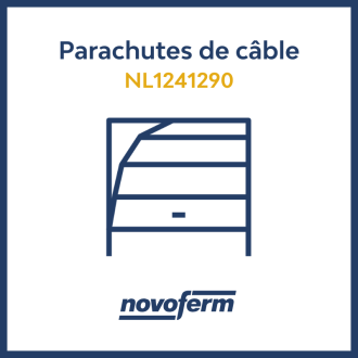 Parachutes de câbles pour porte sectionnelle industrielle Novoferm NL1241290
