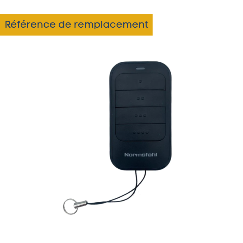 Télécommande 4 canaux 868MHz de motorisation Normstahl