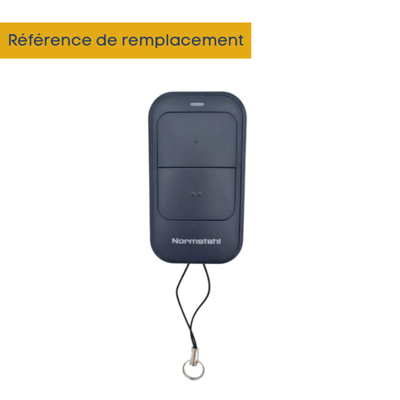 Télécommande 2 canaux Magic Normstahl 868.35 MHz référence de remplacement