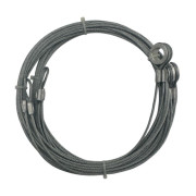 Paire de câbles de levage 2 mm pour porte de garage sectionnelle