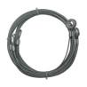 Paire de câbles de levage 2 mm pour porte de garage sectionnelle