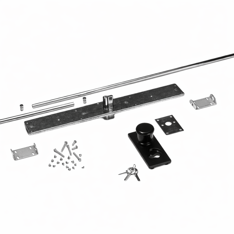 Kit serrure avec cylindre horizontal La Toulousaine pour porte de garage