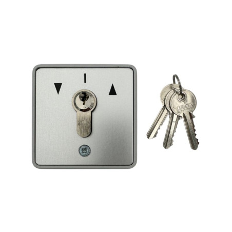 Contacteur à clé exterieur Novoferm pour porte de garage enroulable Novorol NFF19153