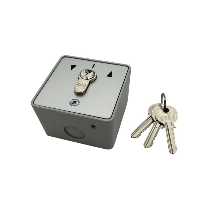 Contacteur à clé exterieur Novoferm pour une porte de garage enroulable Novorol NFF19153