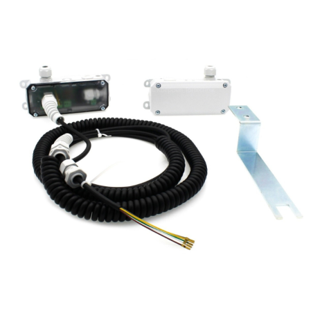 Boîtier de connexion parachute avec câble spiralé à 5 conducteurs Novoferm