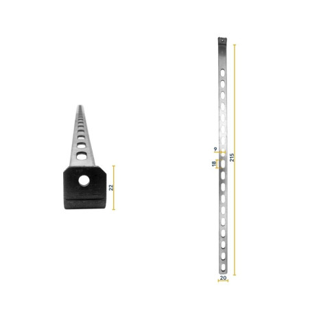 mesure_de_sangles_en_acier_Novoferm_pour_réglage_de_ressort_de_torsion_pour_portes_de_garage_NFF41738