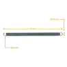 ressort de traction type c porte de garage sectionnelle