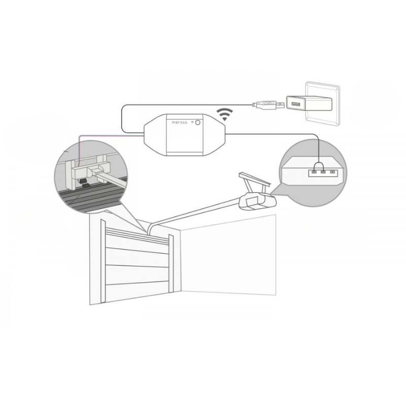 récepteur connecté pour porte de garage