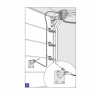 Kit de déverrouillage extérieur pour porte sectionnelle