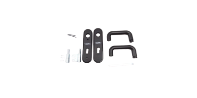 Garniture PVC noire pour porte ZK Novoferm