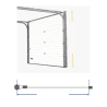 Câble Double Tubauto Ferrure Z longueur 2990mm pour porte de hauteur 2500mm