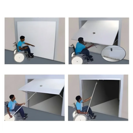 Système d'aide à l'ouverture pour la porte de garage : kit Manoeuvrabilité Novoferm NFF13449