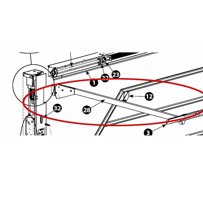 Rails horizontaux Trafeco Novoferm