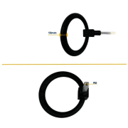 Poignée anneau noire Normstahl pour portes de garage basculantes H700929
