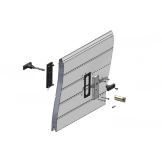 Kit serrure de porte de garage sectionnelle