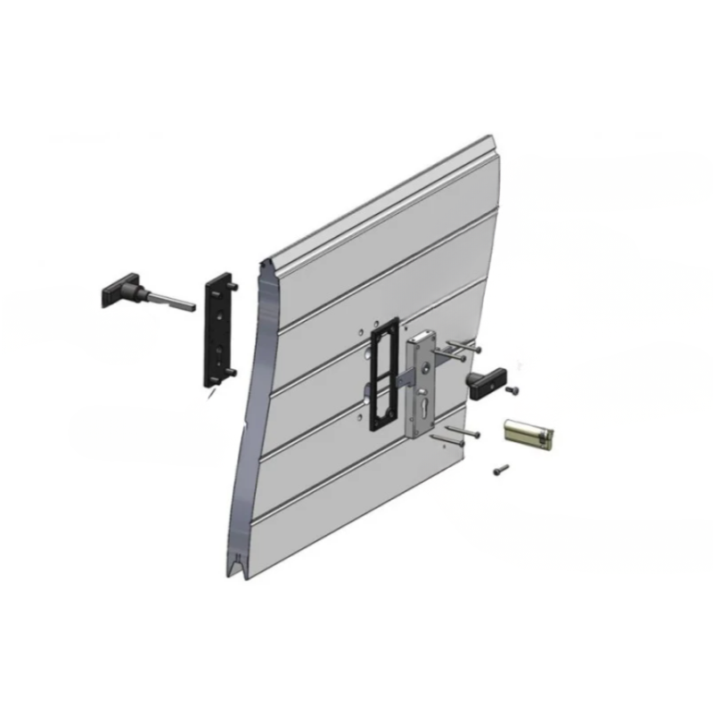 Kit serrure de porte de garage sectionnelle