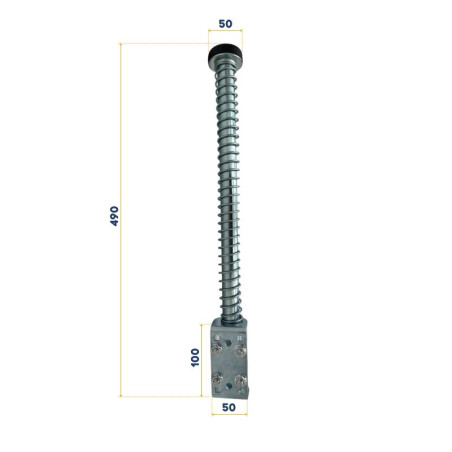 Butée-à-ressort-500-mm-Normstahl-pour-une-porte-de-garage-sectionnelle-Smart-XL-f3090