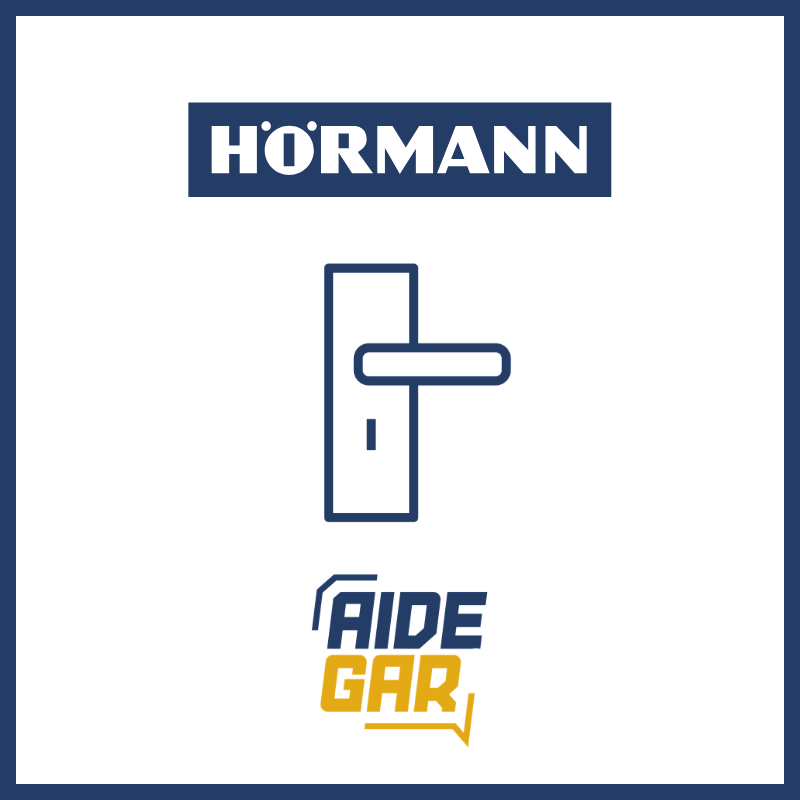 Tige carrée 45-45 de poignée de porte de service APU F42 Hörmann