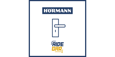 Tige carrée 45-45 de poignée de porte de service APU F42 Hörmann