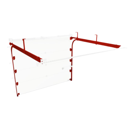 Rails et montants de porte sectionnelle Iso 45 Novoferm NFF42294