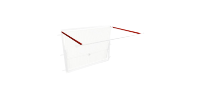 Kit Rails Horizontaux porte garage basculante DL Novoferm