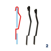 Kit de retenue pour Portes Basculantes Novoferm