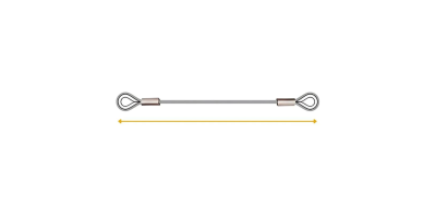 Câble sur mesure pour porte Symphonie/Iso GSZ Novoferm