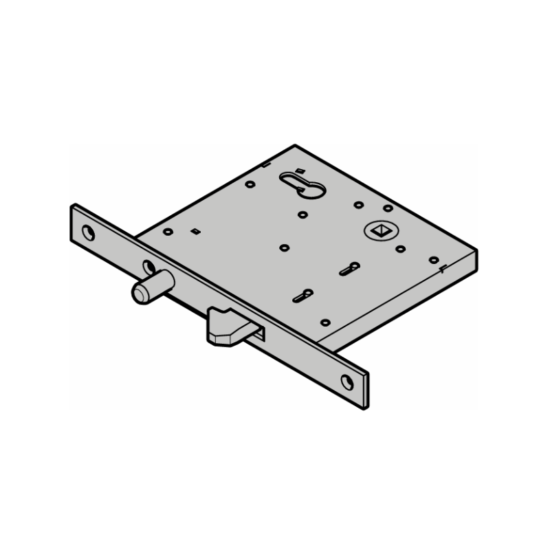 Serrure à cylindre profilé Hormann pour porte de garage latérale HST 4019026