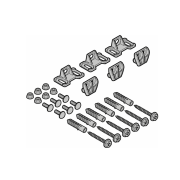 Set verrouillage arrière pour porte de garage latérale Hormann HST 4019878