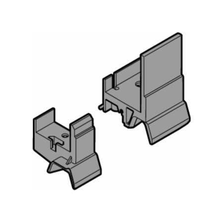 Support pour joint de butée côté courbe pour porte latéral Hormann HST 4016681