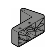 Support de galet de guidage pour porte de garage latérale Hormann HST 4004139
