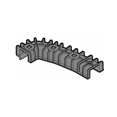 Guide courbe en plastique gauche pour porte latérale Hormann HST 4004412