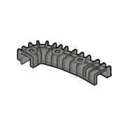 Guide courbe en plastique gauche pour porte latérale Hormann HST 4004412