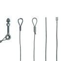 Câble acier galvanisé sur mesure pour porte de garage sectionnelle