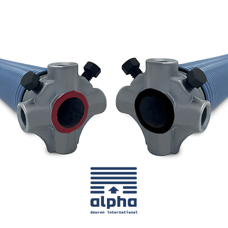 Ressorts de Torsion pour portes de garage sectionnelles Alpha Deuren