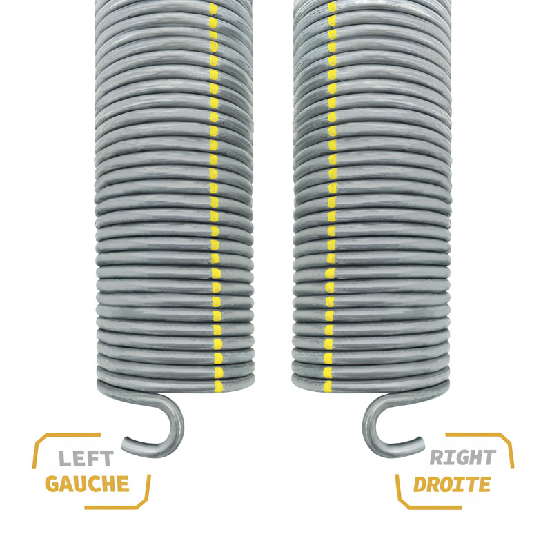 Vue d'un ressort L700 pour porte de garage sectionnelle tubauto 3051903