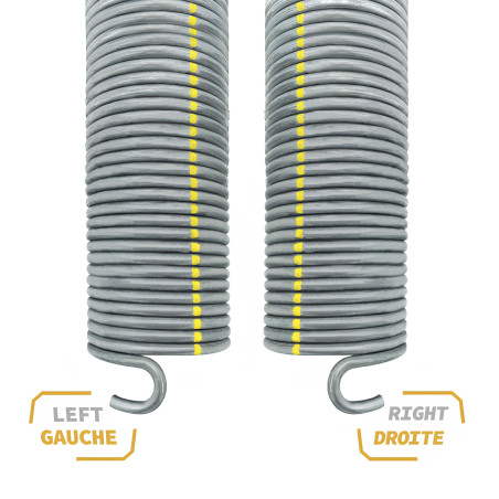 Vue d'un ressort L700 pour porte de garage sectionnelle tubauto 3051903