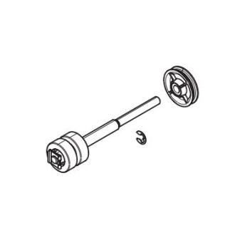 Set de 2 poulies de guidage d'origine Hörmann pour porte de garage enroulable.