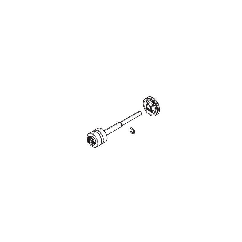 Set de 2 poulies de guidage d'origine Hörmann pour porte de garage enroulable.