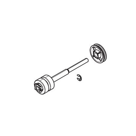 Set de 2 poulies de guidage d'origine Hörmann pour porte de garage enroulable.